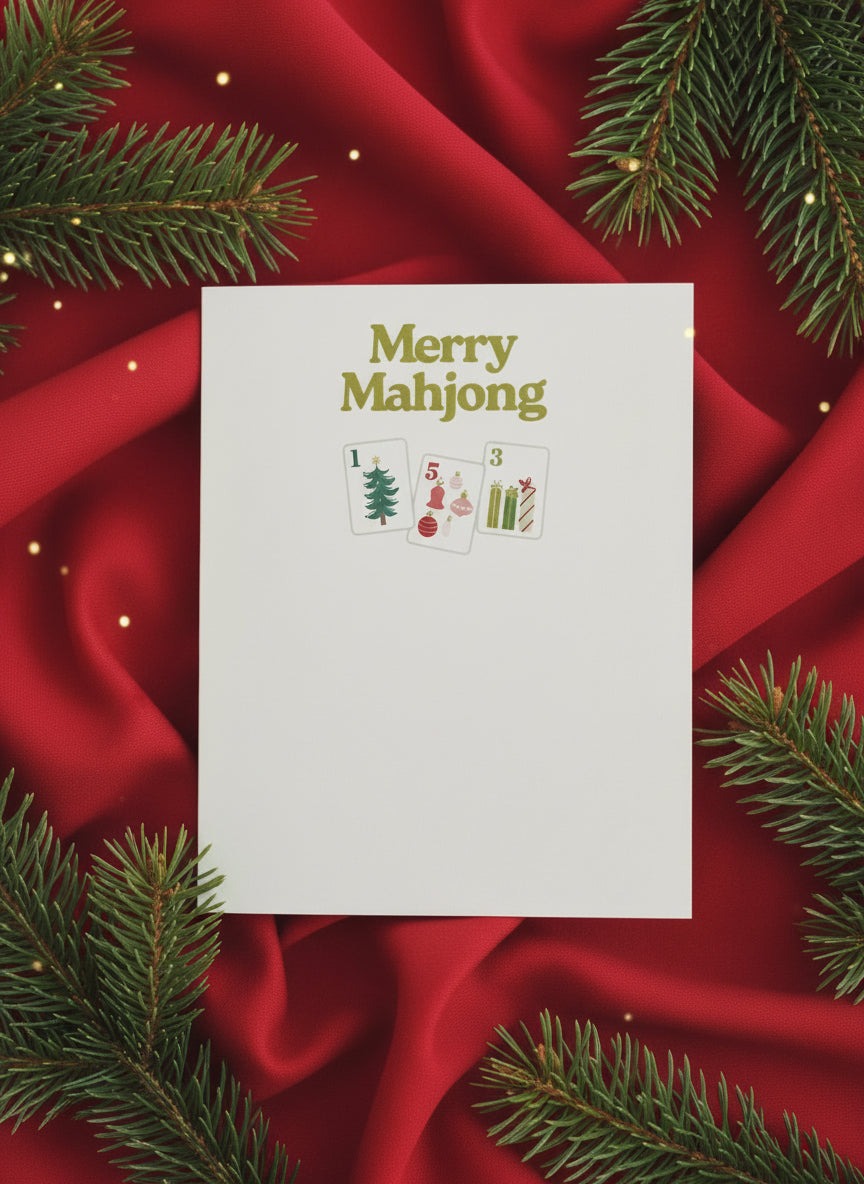 Merry Mahjong Notepad