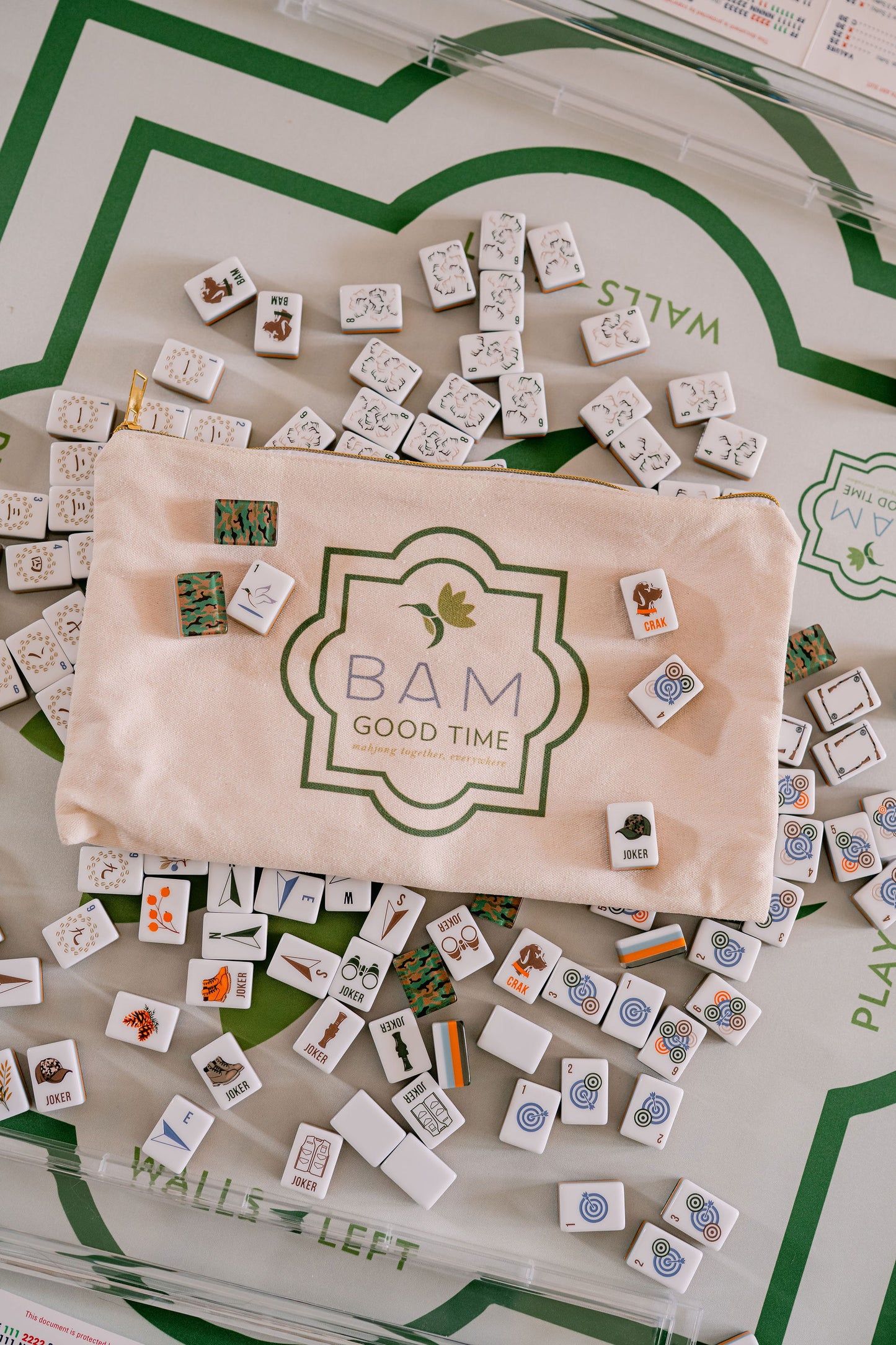 Canvas Tile Bag Lined