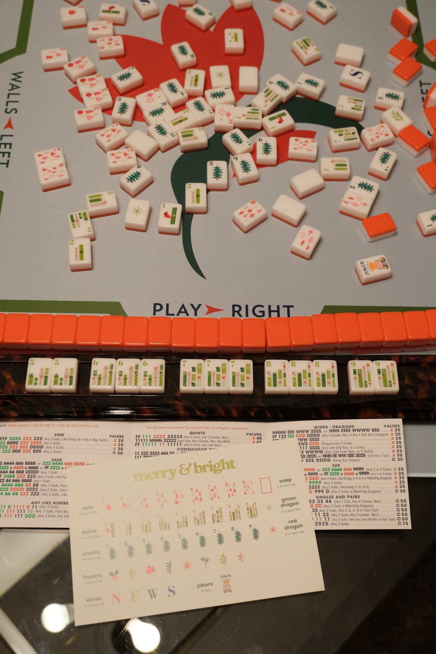 Merry & Bright Tiles & Mat Set